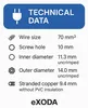 Exoda Kabelschuh 70mm² M10 4x für Batteriekabel Produktbild-Vorschau 7