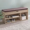 Schuhbank WL5.344 mit Sitzfläche Garderoben-Bank Holz Produktbild-Vorschau 11