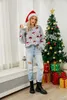 Pull de Noël ASKSA Femme Sweatshirt col rond Pull de Noël Voir les images du produit 5