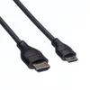 ROLINE High Speed HDMI kabel s Ethernetem, HDMI M - mini Náhled obrázku produktu 3
