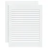 vidaXL Armadio ante a doghe design 2 pezzi bianco 61,5x49,4 Anteprima dell’immagine prodotto 1