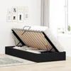 vidaXL Letto a panca con contenitore Nero 90 x 200 cm Anteprima dell’immagine prodotto 4