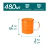 Tasses à café en faïence, vancasso Set de 6 tasses, 480ml Voir les images du produit 2