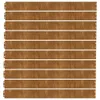 Ten identical, long, narrow planks with a wood-like texture are stacked horizontally against a white background. Voir les images du produit