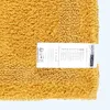 HOMESCAPES Halbrunde Badematte senfgelb 50x80 cm aus 100% Produktbild-Vorschau 3