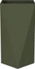 vidaXL Fioriera 2 pezzi Verde oliva 40 x 40 x 75 cm Acciaio Anteprima dell’immagine prodotto 6