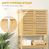 Kleankin Toilettenregal Badezimmermöbel über Toilette WC Produktbild-Vorschau 5