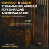 Trex Sport TX-100B Hantelbank klappbar Flachbank, Stahl, Produktbild-Vorschau 5