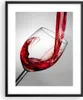 Gerahmtes Poster - Schwarzer Rahmen - Trinken glas wein - Produktbild-Vorschau 1