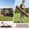 COSTWAY Pop up Pavillon für 6-8 Personen, Faltpavillon mit Produktbild-Vorschau 8
