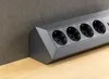 blocco prese a 4 vie USB-A+C antracite 250V 16A montaggio Anteprima dell’immagine prodotto 4
