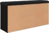 vidaXL Lavice na boty černá 102x32x50 cm Materiál na bázi Náhled obrázku produktu 7