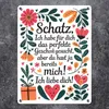 Metallschild in 15x20 cm Du hast ja mich Produktbild-Vorschau 2