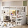 Flieks etagebed 90x200 cm met bureau en plank, Productafbeelding-voorbeeld 7