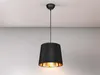 Moderne Pendelleuchte 1-flammig mit Stoff Lampenschirm Produktbild-Vorschau 3