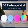 LED Kugellampe Ø 35cm – Akku, RGB Farbwechsel, IP54 Produktbild-Vorschau 3