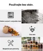 Sada 4ks - Deco Haus Sklenený nádoby na opakované použitie Náhľad obrázku produktu 5