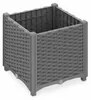 Kvetináč Relaxdays, vzhľad ratanu, rozmery: 38 x 40 x 40 Náhľad obrázku produktu 9