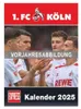 A group of soccer players in uniform looking at each other, with text overlays. Produktbild-Vorschau