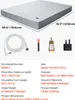 A product image showing a mattress, grounding cord, and accessories, with accompanying text detailing specifications. Podgląd zdjęcia produktu
