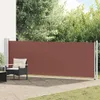 vidaXL Tenda laterale estensibile 140x600 cm Marrone Anteprima dell’immagine prodotto 2