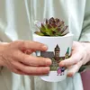 Leipzig-Wahrzeichen Blumentopf - Dekorativer Blumentopf mit Produktbild-Vorschau 5