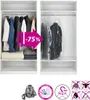 WENKO 2er Set Vakuum L XL Kleider Sack Aufbewahrung Produktbild-Vorschau 2