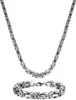 Re collana argento uomini acciaio inox 4/5/6/7/8 mm collana Anteprima dell’immagine prodotto 7