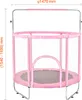 SucceBuy 55" Trampoline pour enfants, 4,6 pieds Indoor Voir les images du produit 8