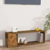 vidaXL TV-kast, gerookt eikenfineer, 100x24x32 cm, Productafbeelding-voorbeeld 2