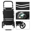 SONGMICS chariot de courses stable pliable avec Voir les images du produit 6