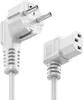deleyCON 1m Kaltgerätekabel Netzkabel Stromkabel Produktbild-Vorschau 3