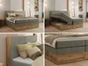 MKS MEBLE Boxspringbett WOOD CLASSIC KING, Doppelbett mit Produktbild-Vorschau 2