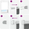 vidaXL Roleta zaciemniająca kremowo-biała 50x210cm Podgląd zdjęcia produktu 5