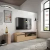 TV-Schrank, Lowboard, 150x35x45cm, Für TV-Geräte bis zu Produktbild-Vorschau 2