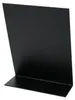 Kreidetafel als Tischaufsteller von HMF in DIN A5 Hochformat als L-Ständer in Schwarz Voir les images du produit