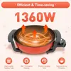 Elektrischer Hotpot - Multikocher - 6 Liter - 1360 W - Produktbild-Vorschau 5