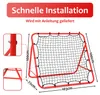 Ikodm 2er Set Fußball-Rückprallnetz mit Stahlrohrrahmen, Produktbild-Vorschau 2