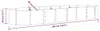vidaXL Hochbeet Verzinkter Stahl 296x80x36 cm Anthrazit Produktbild-Vorschau 6