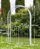 DanDiBo Rosenbogen Verzinkt Massiv mit Tor Tür 140 cm Produktbild-Vorschau 8