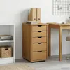 vidaXL Schrank 34 x 39 x 61,5 cm Massivholz Kiefer Produktbild-Vorschau 3