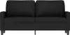 vidaXL 2-Sitzer-Sofa Schwarz 140 cm Samt Produktbild-Vorschau 3