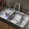 Multifunkčný kuchynský drez z nehrdzavejúcej ocele s Náhľad obrázku produktu 3