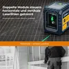 CIGMAN CM-G02 Kreuzlinienlaser Grün – Selbstnivellierend, Produktbild-Vorschau 4