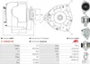 Lichtmaschine Toyota Avensis / Corolla 2.0 D-4D / D Produktbild-Vorschau 5