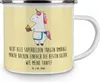Mr. & Mrs. Panda Camping Emaille Tasse Super Tante - Gelb Produktbild-Vorschau 3