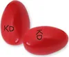 keepdrum Shaker Eggs aus Holz Rot 1 Paar Produktbild-Vorschau 1