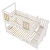 Flieks Etagenbett 90x200cm mit Treppe, Kinderbett Hausbett Produktbild-Vorschau 11