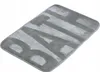 Weiche Badezimmermatte 60x40 cm grau universal Produktbild-Vorschau 1