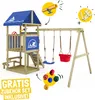 Detská veža Wickey DinkyHouse s hojdačkou a piknikovým Náhľad obrázku produktu 2